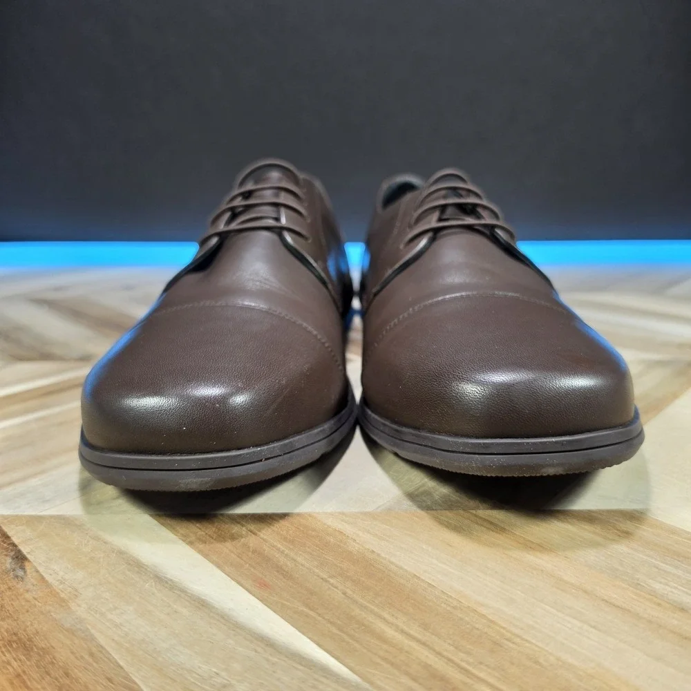 Birchbury Brenston Barefoot Dress Shoes Vintage Brown Mens 13 Minimalist Slip-On